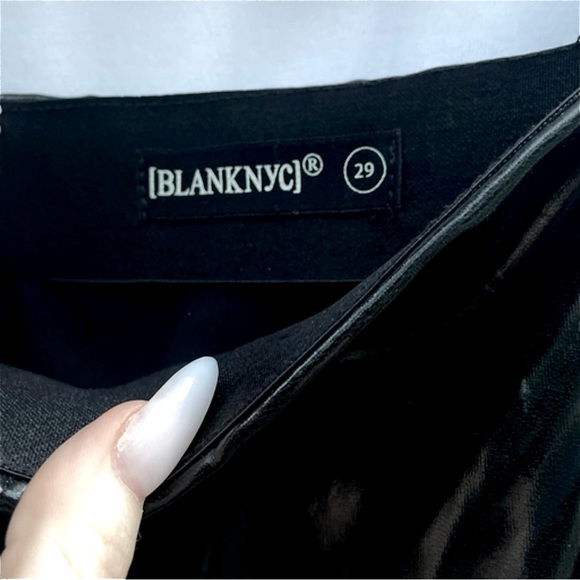 (New with Tags) BLANKNYC Faux Patent Leather Leggings (Size: 29) - Picture 5 of 10